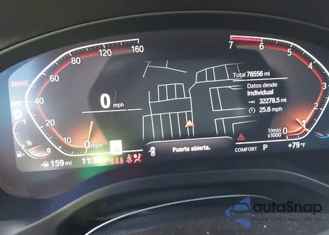 2021 BMW X3 Sdrive30I z USA, uszkodzony, nr VIN 5UXTY3C01M9G68802